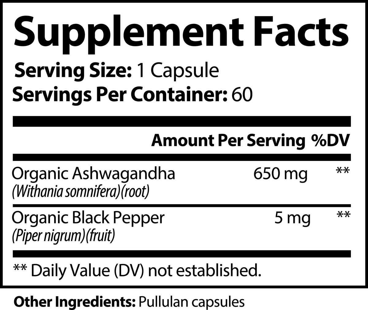 Organic Ashwagandha