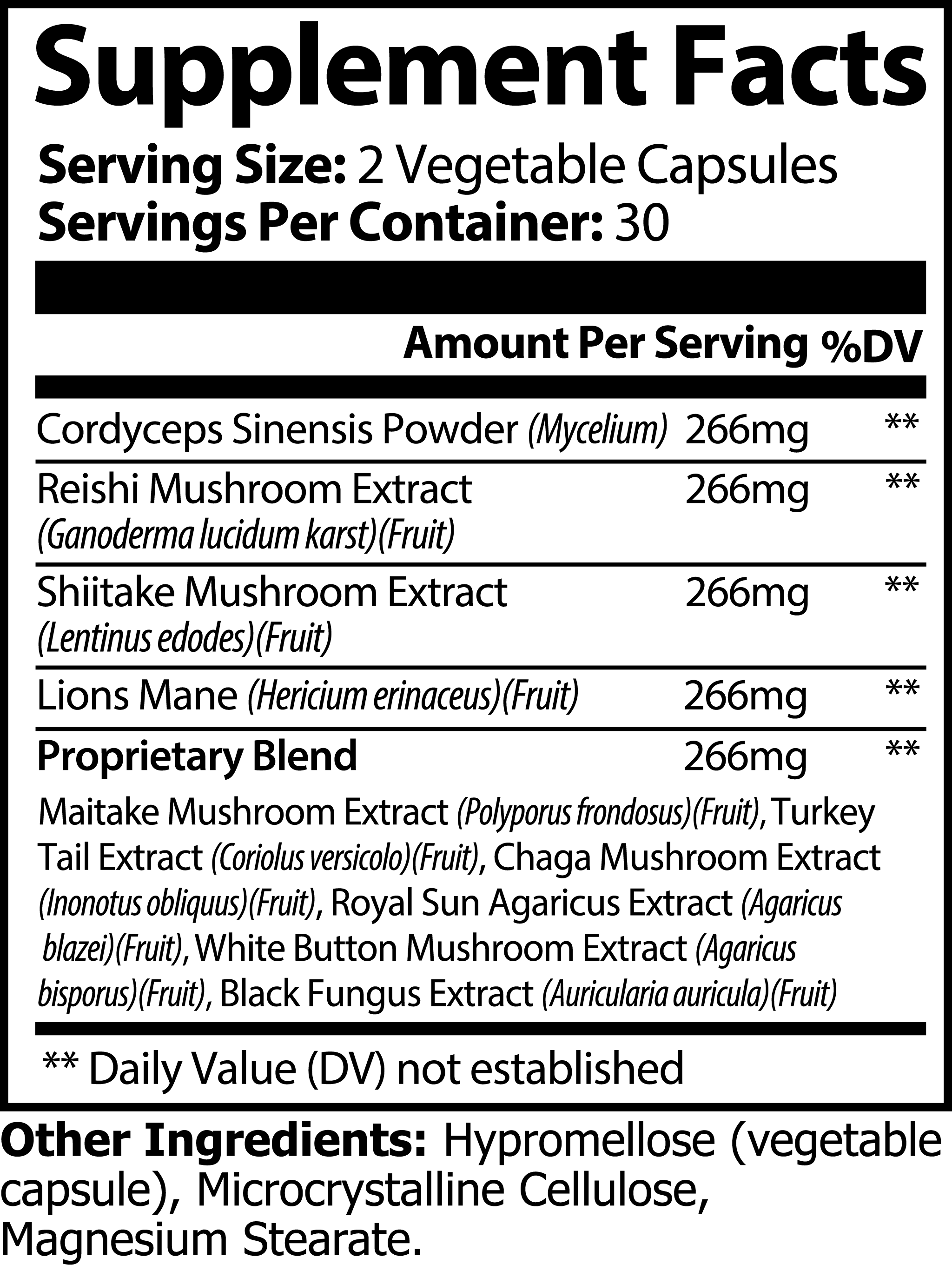 MUSHROOM MATRIX 10X